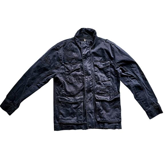 Jordan Craig Legacy Edition Jacket, Denim Distressed Jean, Streetwear, Mens Sz M - Picture 2 of 7